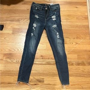 Hollister high rise crop jeans